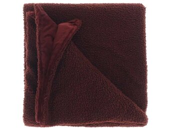 Unique Living | Plaid Romie 150x200cm bloodstone