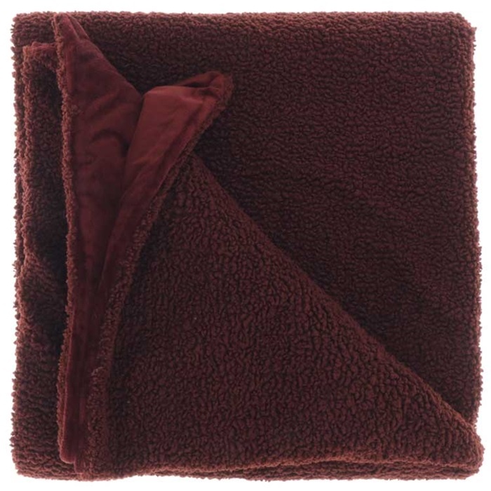 Unique Living | Plaid Romie 150x200cm bloodstone