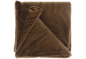 Unique Living | Plaid Klaas 150x200cm bison brown