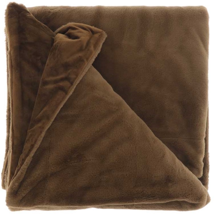 Unique Living | Plaid Klaas 150x200cm bison brown