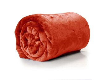 Unique Living - Enzo plaid 130x180cm Redwood