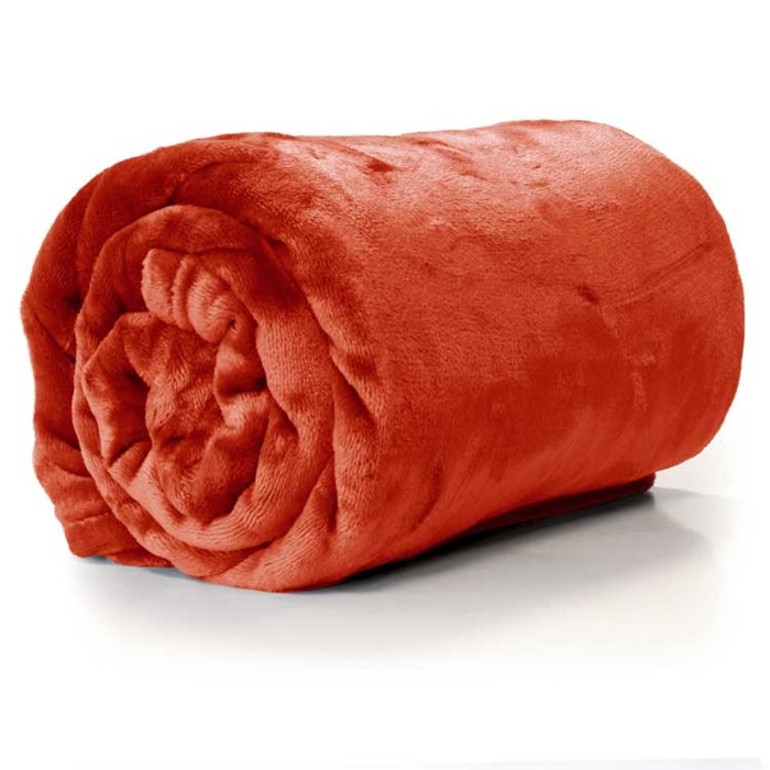 Unique Living - Enzo plaid 130x180cm Redwood