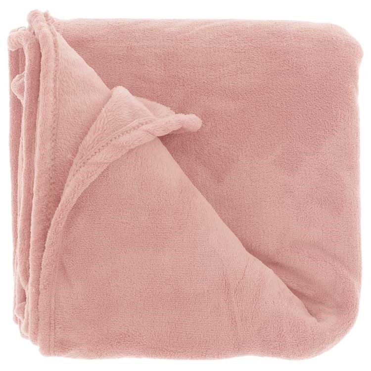 Unique Living - Plaid Bailey ECO 130x180cm Old Pink
