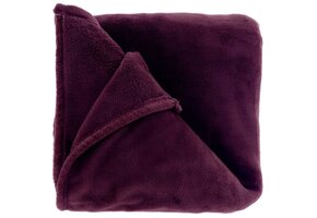 Unique Living - Plaid Claudi - 130x160cm - Dark Purple