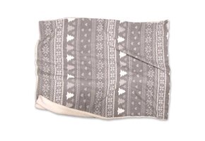 Unique Living | Plaid Wonderful 130x160cm grey