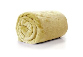 Unique Living - Enzo plaid 130x180cm Soft Yellow