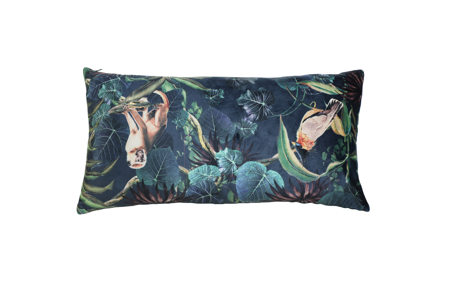 Light & Living - Kussen JURUTI - 60x30x10cm - Blauw