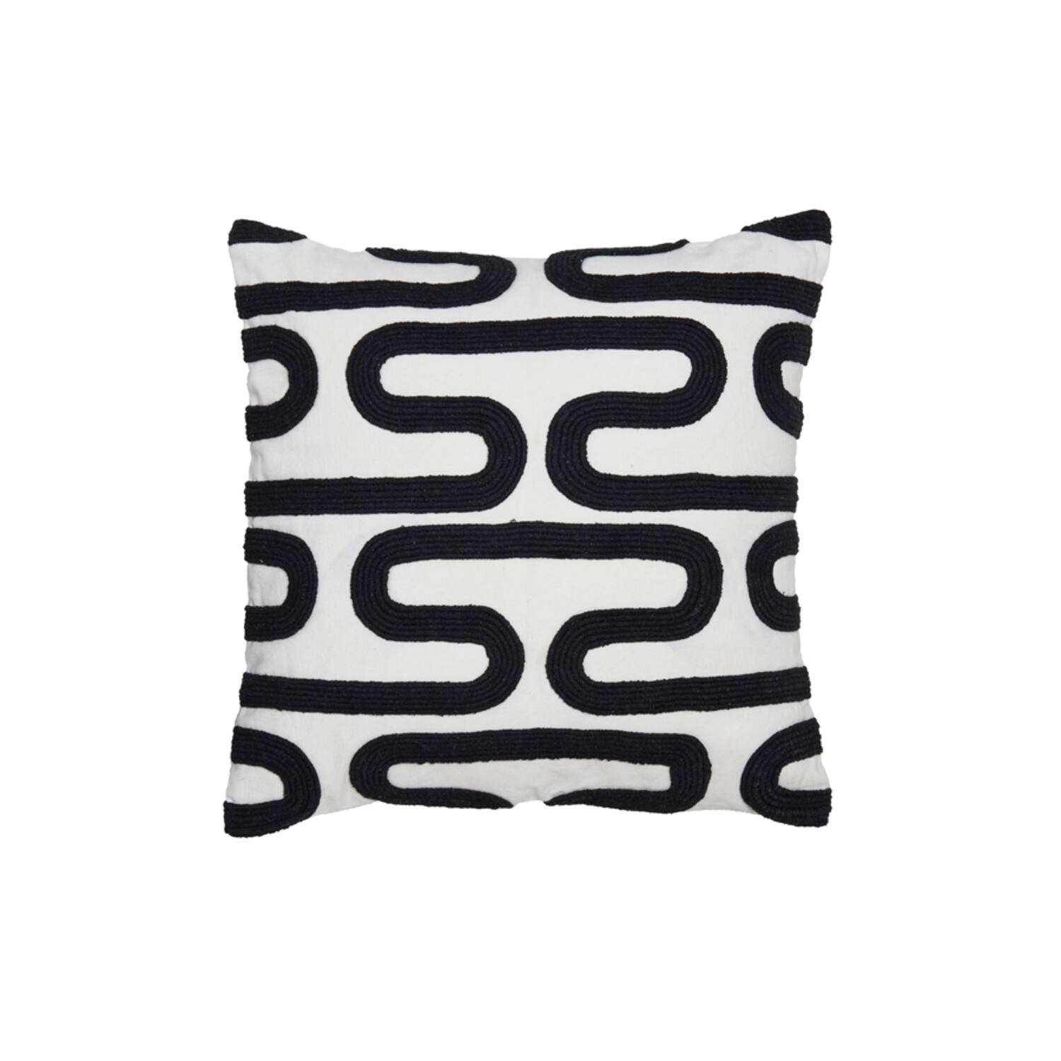 Light & Living - Kussen OSHAWA - 45x45cm - Zwart