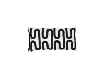 Light & Living - Kussen OSHAWA - 60x30x10cm - Zwart