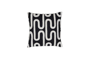 Light & Living - Kussen OSHAWA - 45x45cm - Zwart