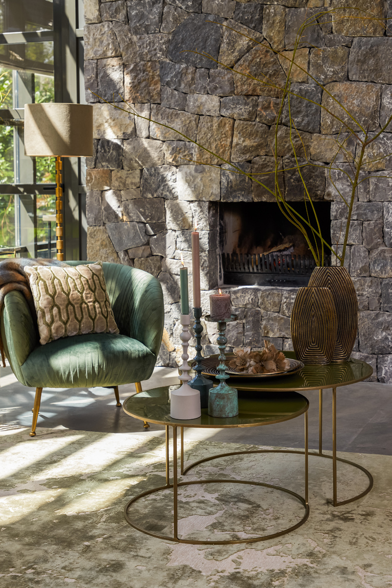 Light & Living - Kussen JEMBANA - 45x45cm - Groen