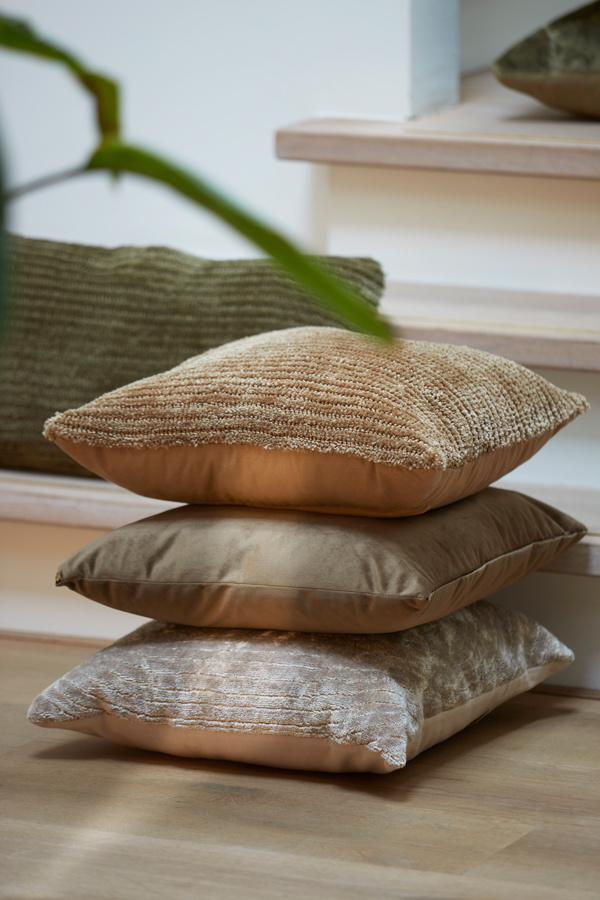 Light & Living - Kussen ROBY - 45x45cm - Bruin