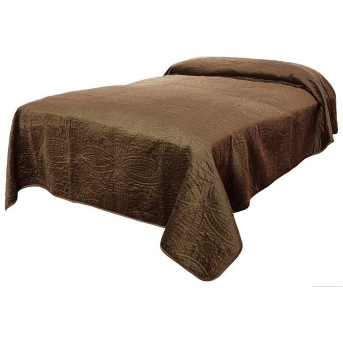 Unique Living - Bedsprei Veronica 220x220cm taupe