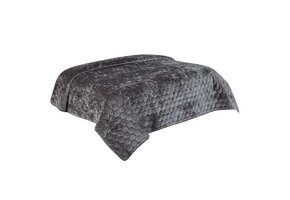 Unique Living - Bedsprei Peggy 170x220cm dark grey