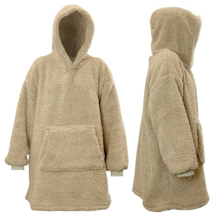Unique Living - Hoodie Teddy - 70x50cm - Chateau Grey