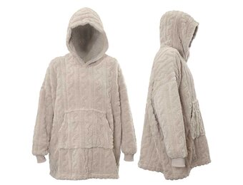 Unique Living - Hoodie Pleun - 70x50cm - Chateau Grey