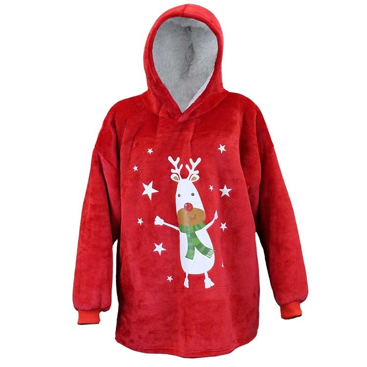 Unique Living - Oversized Xmas Hoodie 70x50x87cm Dessin 7