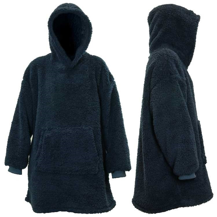 Unique Living - Hoodie Teddy - 70x50cm - Blue