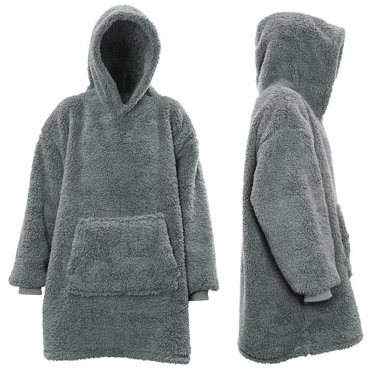 Unique Living - Hoodie Teddy - 70x50cm - Grey