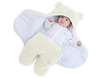 Unique Living | Baby slaapzak Teddy 70x80cm ivory