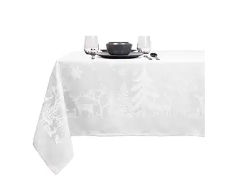 Unique Living - Tafelkleed Rody - 150x250cm - White