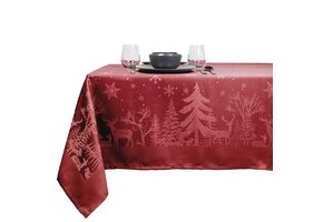 Unique Living - Tafelkleed Rody - 150x300cm - Red