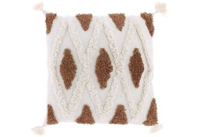 Unique Living - Alys kussen - 45x45cm - kokosnoot