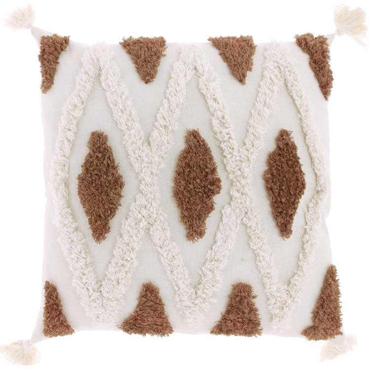 Unique Living - Alys kussen - 45x45cm - kokosnoot