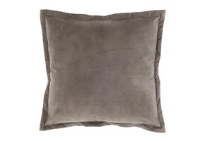 Unique Living - Kussen Basics 45x45cm Taupe
