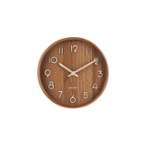 Karlsson - Wandklok Pure Small - Donker hout- Ø22cm