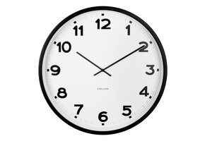 Karlsson - Wandklok New Classic XL - Wit- Ø80cm