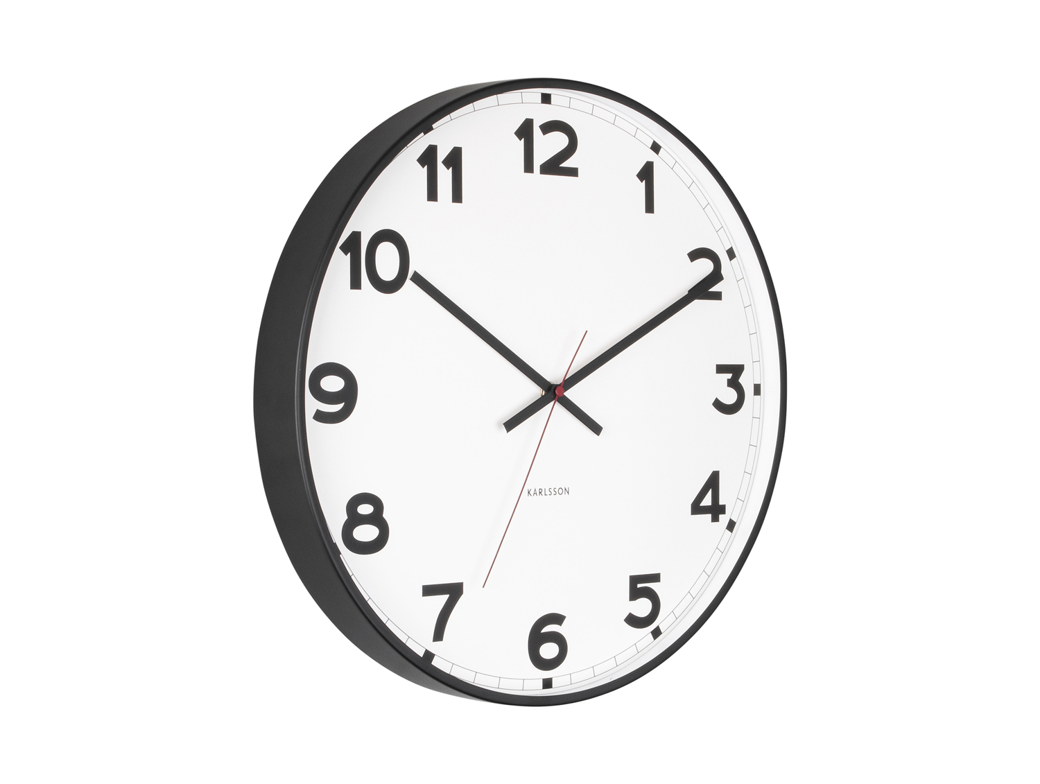 Karlsson - Wandklok New Classic Medium - Wit- Ø40,5cm
