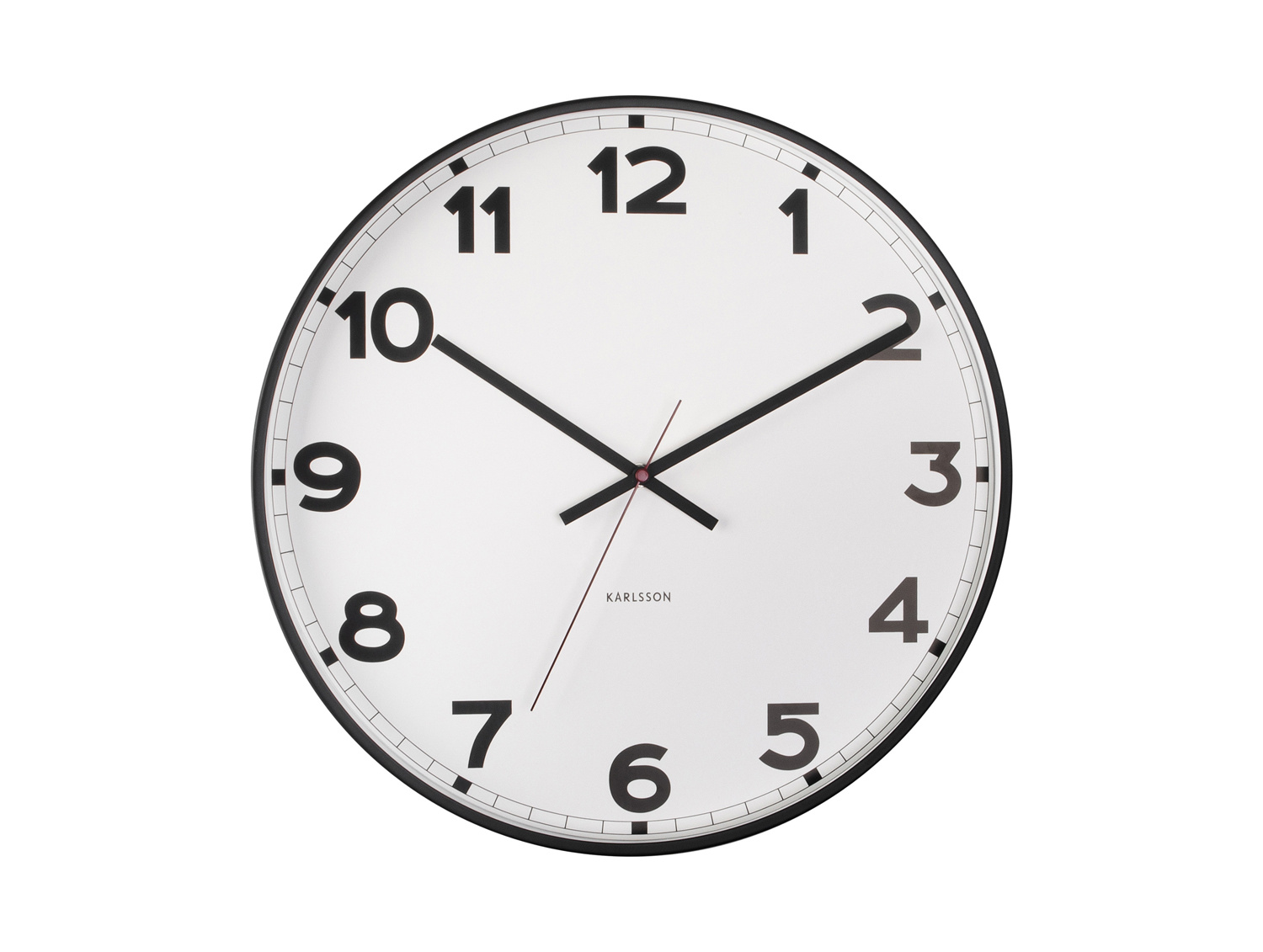Karlsson - Wandklok New Classic Medium - Wit- Ø40,5cm