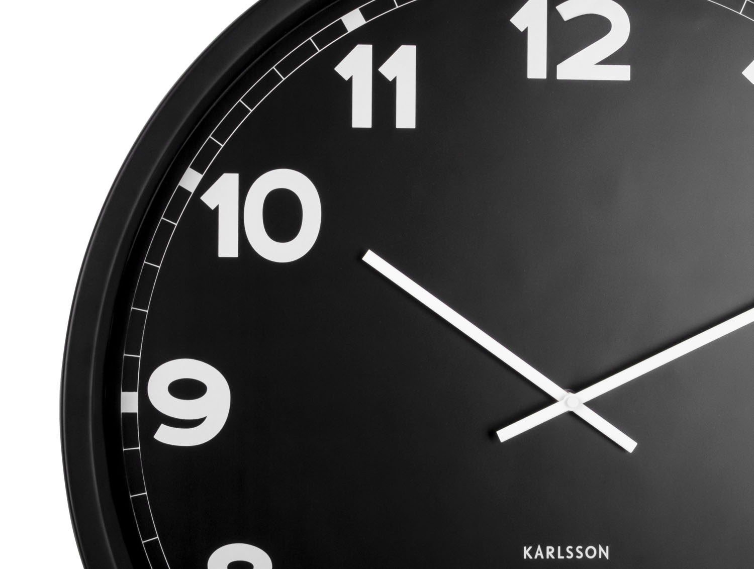 Karlsson Karlsson Wall Clock New Classic Large Zwart Hoyz.nl