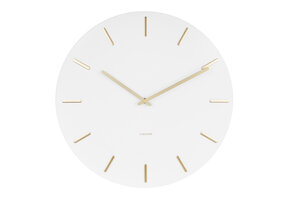 Karlsson - Wandklok Charm - Wit- Ø45cm