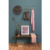 Karlsson - Wandklok Charm - Zwart- Ø45cm