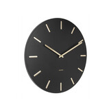 Karlsson - Wandklok Charm - Zwart- Ø45cm
