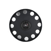 Karlsson - Wandklok Charm Engraved Numbers - Zwart- Ø40cm