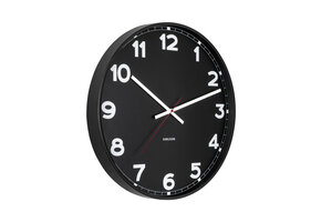 Karlsson - Wandklok New Classic Medium - Zwart- Ø40,5cm
