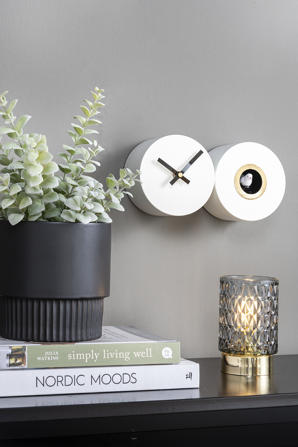 Karlsson - Wandklok Duo Cuckoo - Wit