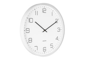 Karlsson - Wandklok Lofty - Wit- Ø40cm