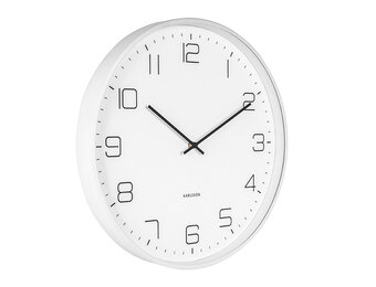 Karlsson - Wandklok Lofty - Wit- Ø40cm