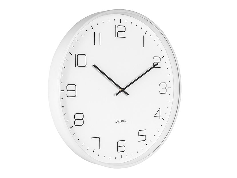 Karlsson - Wandklok Lofty - Wit- Ø40cm