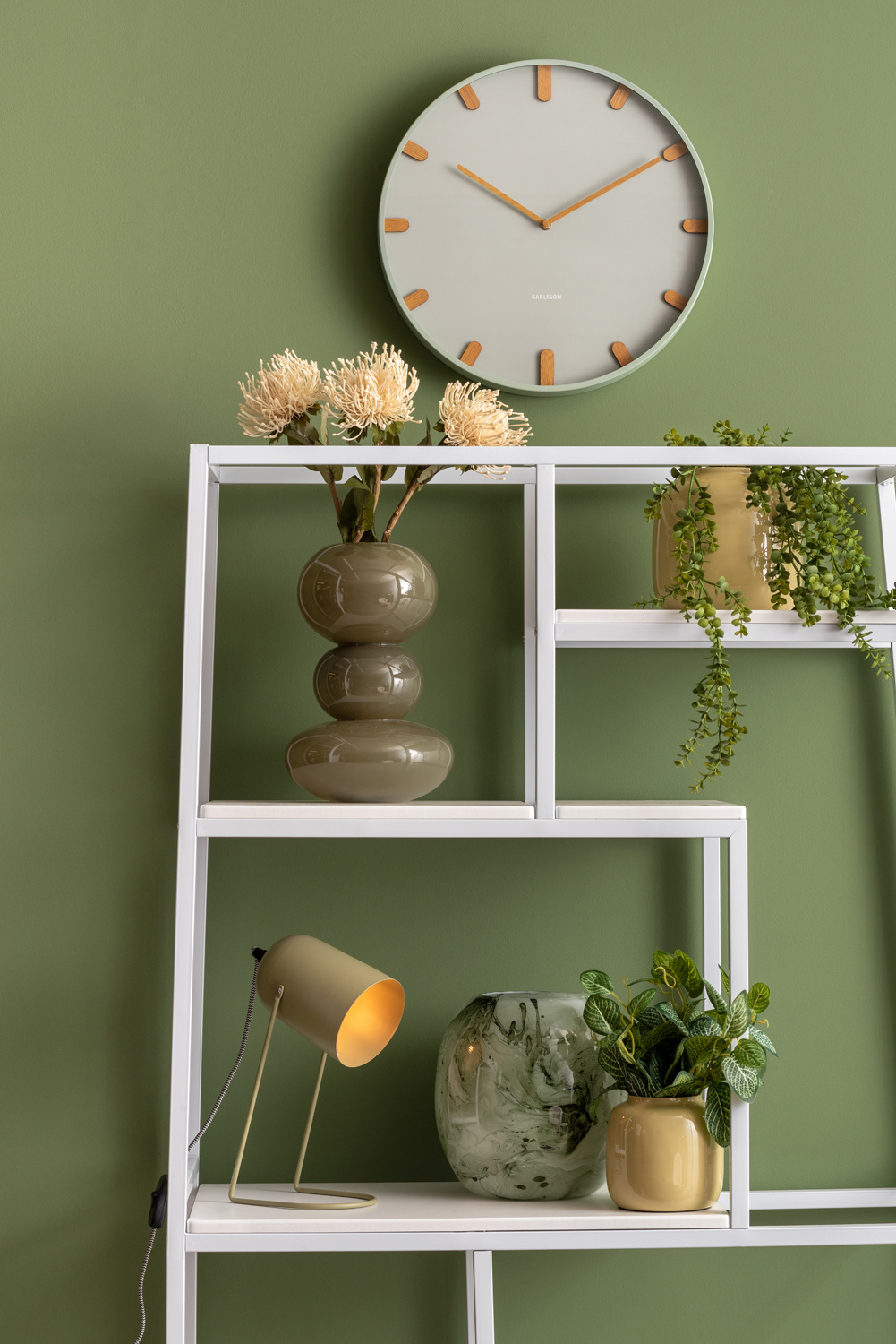 Karlsson - Wandklok Grace - Grijsjade- Ø40cm