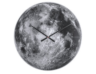 Karlsson - Wandklok Moon - Grijs- Ø60cm