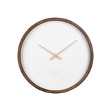 Karlsson - Wandklok Ancho Large - Donker hout- Ø50cm