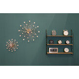 Karlsson - Wandklok Sunburst Large - Zilver- Ø50cm