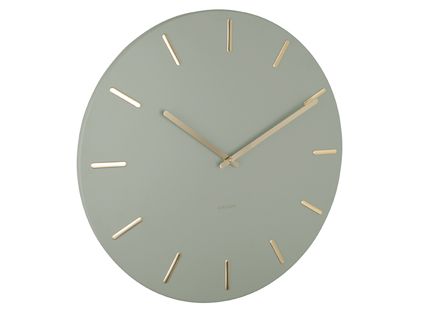 Karlsson - Wandklok Charm - Jungle groen- Ø45cm