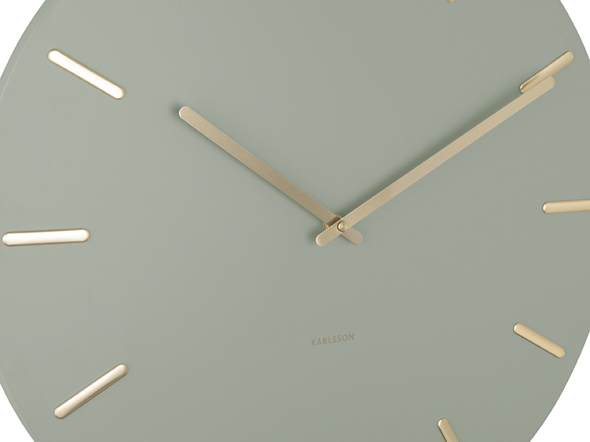 Karlsson - Wandklok Charm - Jungle groen- Ø45cm