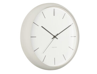 Karlsson - Wandklok Nirvana Globe - Warmgrijs- Ø40cm